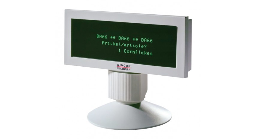 WINCOR NIXDORF POS customer display BA66-1, USB, γκρι