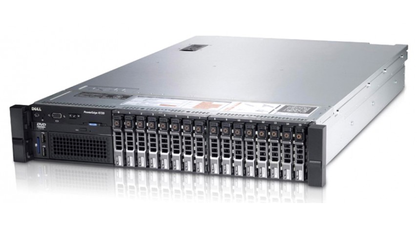 DELL Server R720, 2x E5-2650V2, 32GB, 2x 750W, 16x SFF, REF SQ