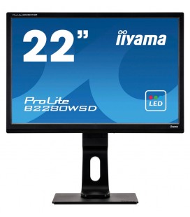 IIYAMA used Οθόνη B2280WSD LED, 22" 1680x1050px, VGA/DVI-D, SQ