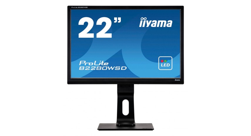 IIYAMA used Οθόνη B2280WSD LED, 22" 1680x1050px, VGA/DVI-D, SQ