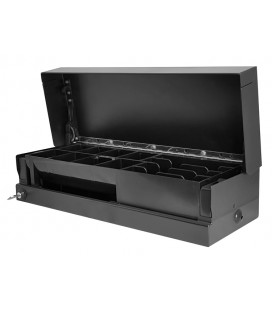 Used συρτάρι ταμειακής P2-DRAWER τύπου flip-top, αποσπώμενο, μεταλλικό