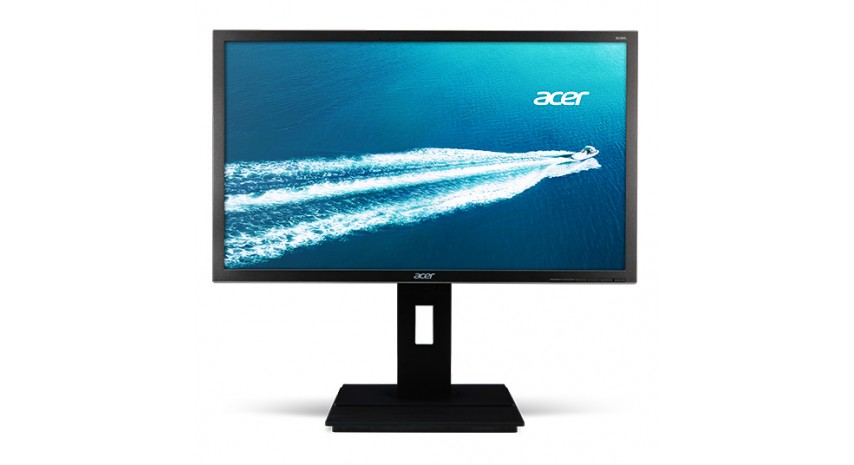 ACER used Οθόνη B2480H LCD, 24" FHD, VGA/DVD-D, με ηχεία, μαύρο-γκρι, SQ